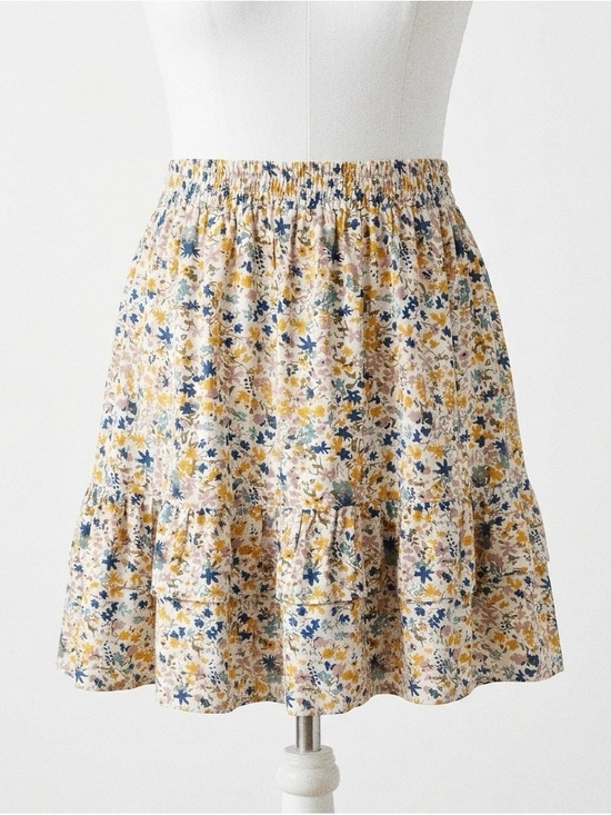 Rose & Thyme Dresses & Skirts - Rose and Thyme Floral Ruffle Tiered Mini Skirt Size Medium